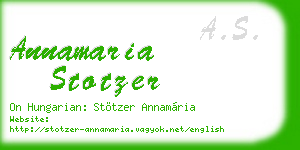 annamaria stotzer business card